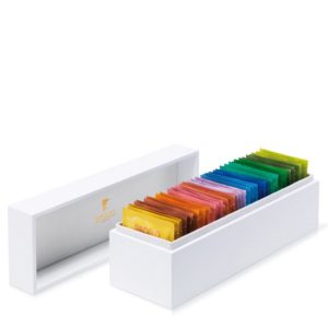 Petit coffret à thés blanc Sirocco